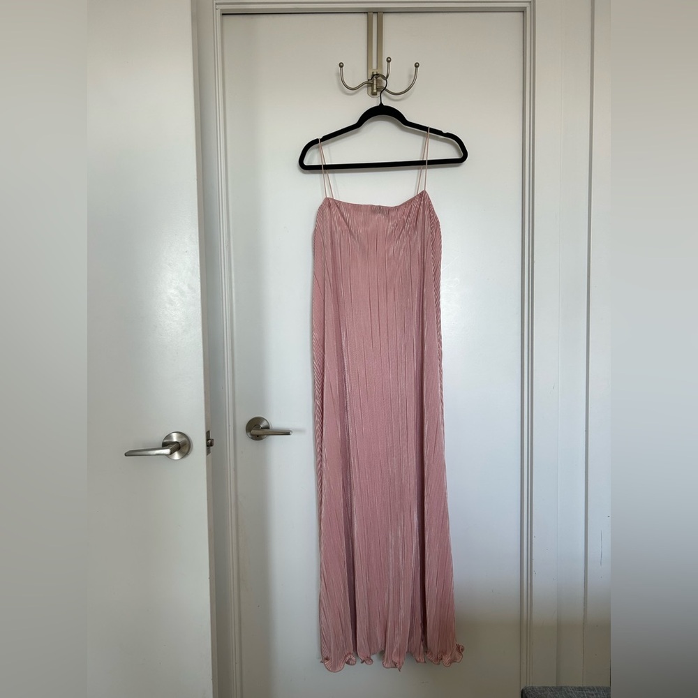 Chic Blush Maxi Dress